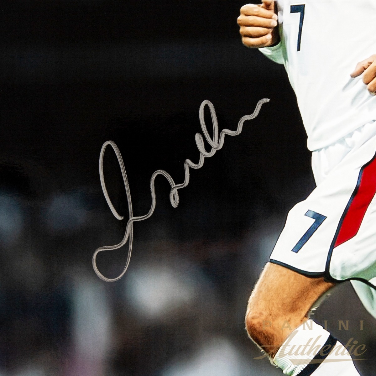 David Beckham Autographed 16X20 "National Team Captain" Photograph ~Limited Edition to 100~ - Image 3