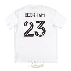 David Beckham Autographed White Inter Miami CF Adidas Replica Jersey ~Open Edition Item~