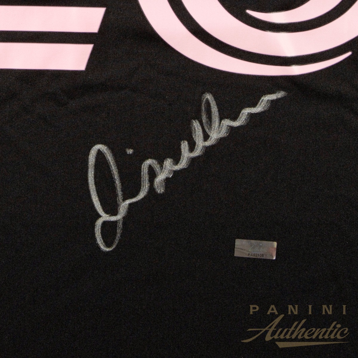 David Beckham Autographed Black Inter Miami CF Adidas Replica Jersey - Signed on Jersey ~Open Edition Item~ - Image 2