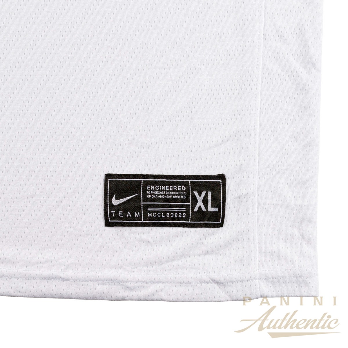 Donovan Clingan Autographed UCONN Huskies White Replica Jersey with 2024 National Champions Patch & "2x Champ" Inscription ~Limited Edition to 132~ - Image 4