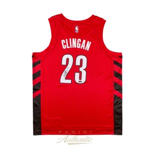 Donovan Clingan Autographed Portland Trailblazers Red Nike Swingman Jersey ~Open Edition Item~