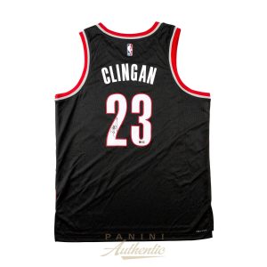 Donovan Clingan Autographed Portland Trailblazers Black Nike Swingman Jersey ~Open Edition Item~