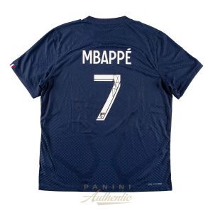 Kylian Mbappe Autographed 2022-23 Paris Saint-Germain Authentic Navy Blue Home Jersey ~Open Edition Item~
