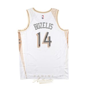 Matas Buzelis Autographed Chicago Bulls 2024-25 White Nike City Edition Swingman Jersey ~Open Edition Item~