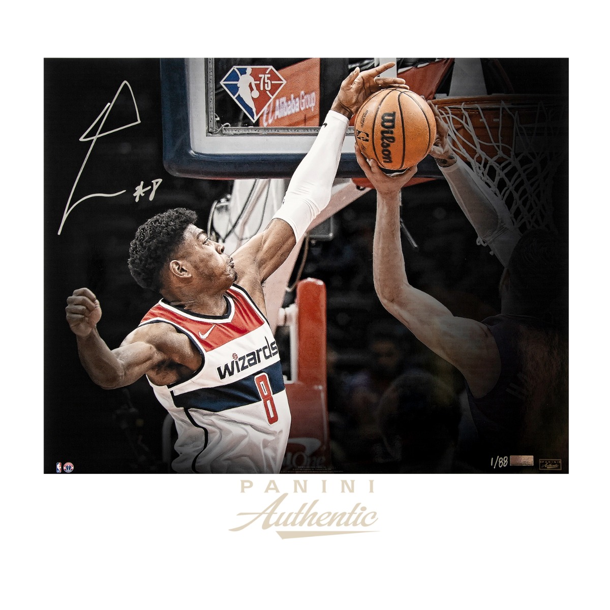 Rui Hachimura Autographed 16x20 "Rim Protector" Photograph ~Limited Edition to 88~