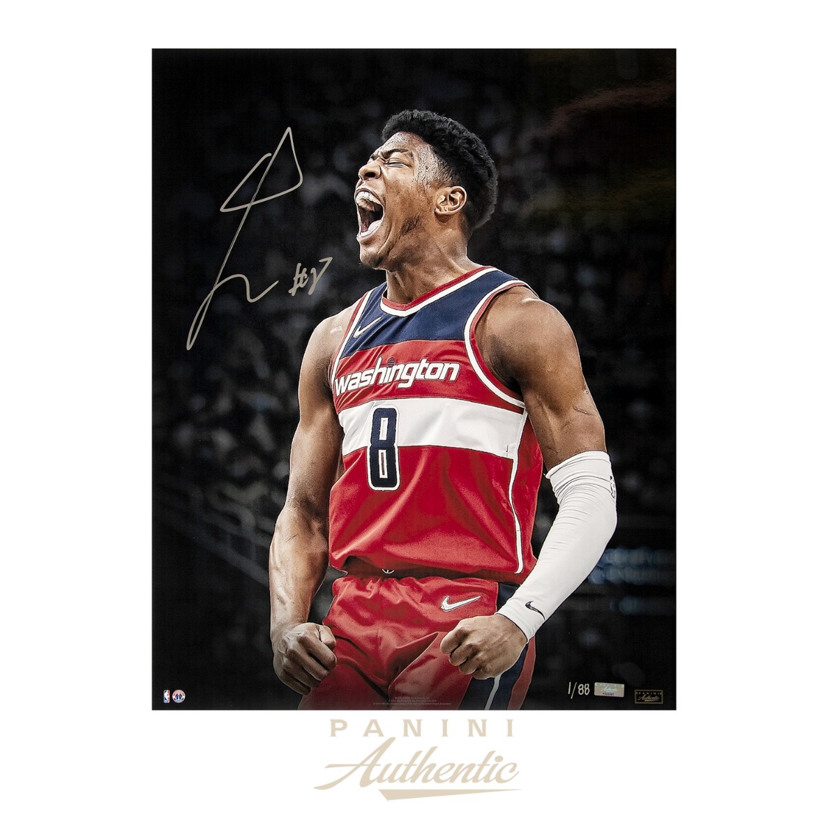 Rui Hachimura Autographed 16x20 "Intensity" Photograph ~Limited Edition to 88~
