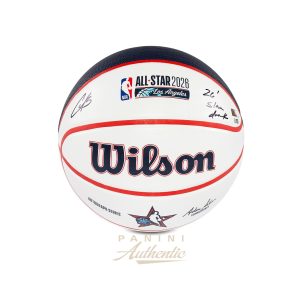 Carter Bryant Autographed Wilson All Star 2026 Replica White Panel Basketball with "26' Slam Dunk" Inscription ~Limited Edition to 25~