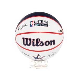 Tre Johnson III Autographed Wilson 2026 All Star Replica White Panel Basketball ~Limited Edition to 25~