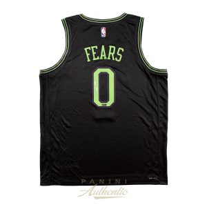 Jeremiah Fears Autographed New Orleans Pelicans Black City Edition Nike Swingman Jersey ~Open Edition Item~