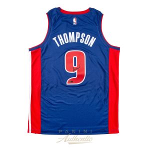 Ausar Thompson Autographed Blue Detroit Pistons Swingman Jersey ~Open Edition Item~