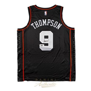Ausar Thompson Autographed Black Detroit Pistons City Edition Swingman Jersey ~Open Edition Item~