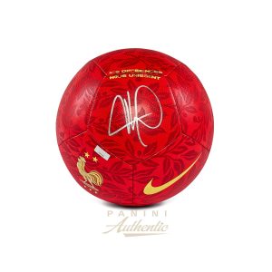 Kylian Mbappe Autographed Red French Football Federation National Team Pitch Soccer Ball ~Open Edition Item~