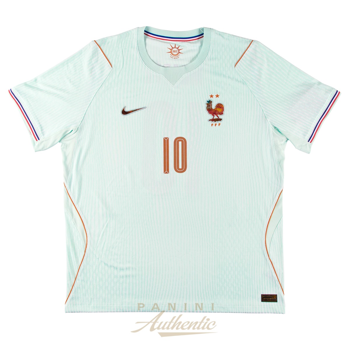 Kylian Mbappe Autographed 2026 France National Team Mint Green Authentic Away Jersey ~Open Edition Item~ - Image 2