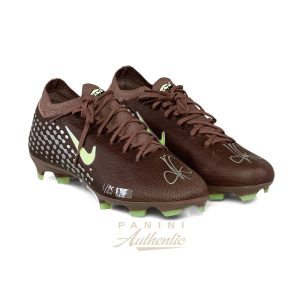 Kylian Mbappe Dual Autographed Purple Nike Zoom Mercurial Vapor 16 Pro Cleats ~Limited Edition to 25~
