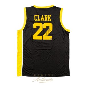 Caitlin Clark Autographed Iowa Hawkeyes Black & Yellow Nike 2024 Final Four Replica Jersey ~Open Edition Item~