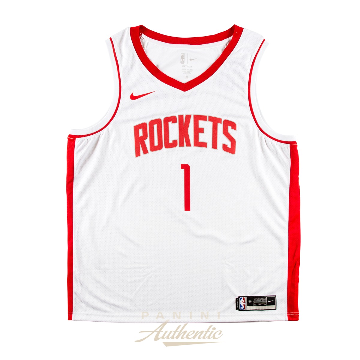 Amen Thompson Autographed White Houston Rockets Swingman Jersey ~Open Edition Item~ - Image 2