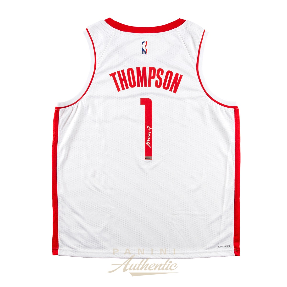 Amen Thompson Autographed White Houston Rockets Swingman Jersey ~Open Edition Item~