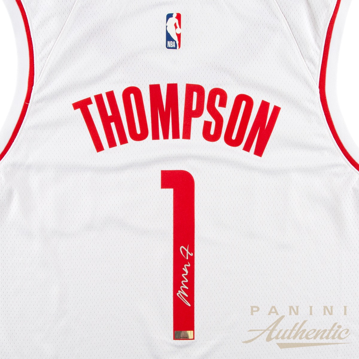 Amen Thompson Autographed White Houston Rockets Swingman Jersey ~Open Edition Item~ - Image 3