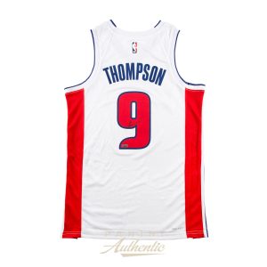 Ausar Thompson Autographed White Detroit Pistons Swingman Jersey ~Open Edition Item~
