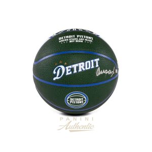 Ausar Thompson Autographed Green Detroit Pistons Wilson City Edition Basketball ~Open Edition Item~