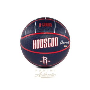 Amen Thompson Autographed Houston Rockets Wilson City Edition Collectors Basketball ~Open Edition Item~