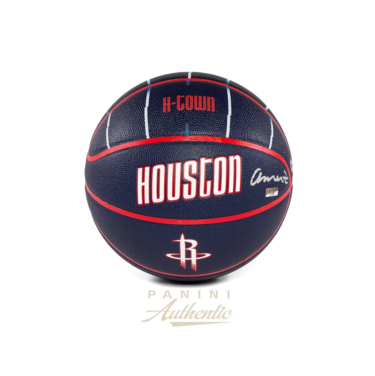 Amen Thompson Autographed Houston Rockets Wilson City Edition Collectors Basketball ~Open Edition Item~