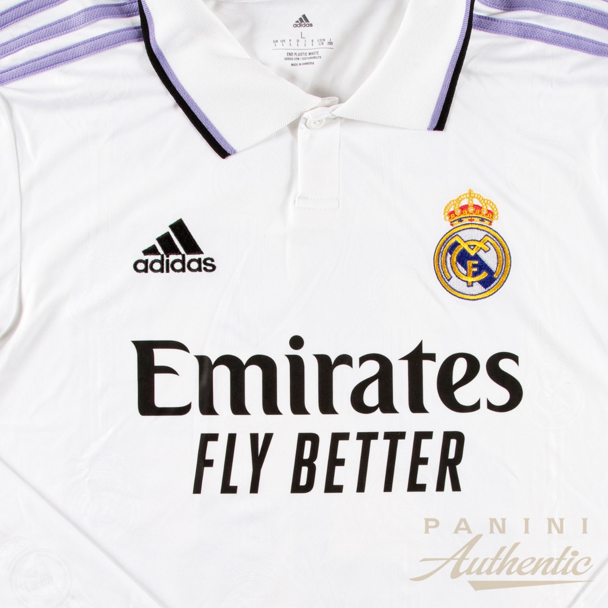 David Beckham Autographed #23 Real Madrid 2022-23 Replica Long-Sleeve Home Jersey ~Open Edition Item~ - Image 4