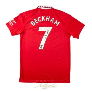 David Beckham Autographed #7 Manchester United 2022-23 Replica Home Jersey ~Open Edition Item~