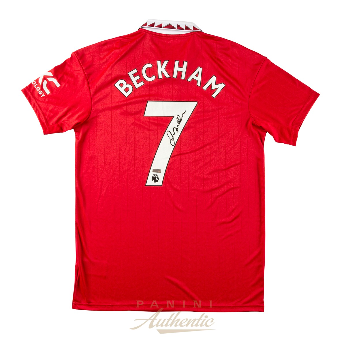 David Beckham Autographed #7 Manchester United 2022-23 Replica Home Jersey ~Open Edition Item~