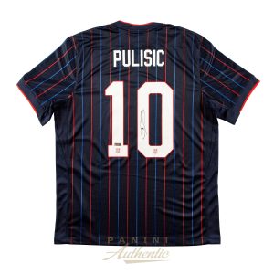 Christian Pulisic Autographed 2025 Navy Blue United States Replica Away Jersey ~Open Edition Item~