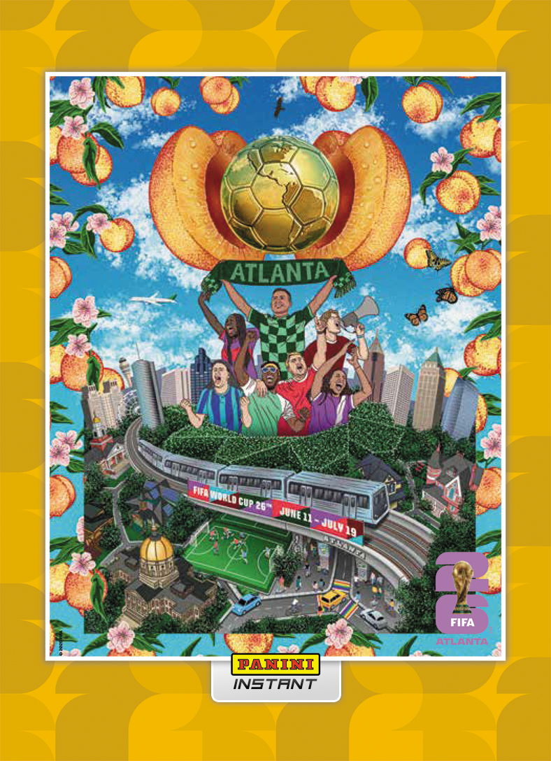 Atlanta - Panini Instant FIFA World Cup 2026™ Host City Poster Card - Gold /10