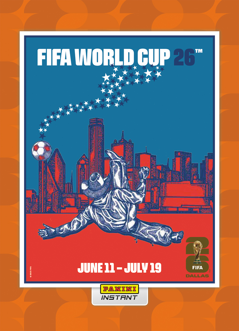 Dallas - Panini Instant FIFA World Cup 2026™ Host City Poster Card - Orange /99