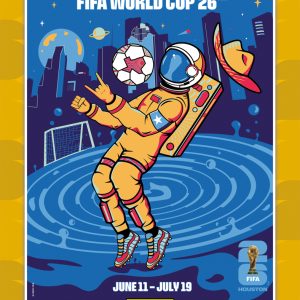 Houston - Panini Instant FIFA World Cup 2026™ Host City Poster Card - Gold /10