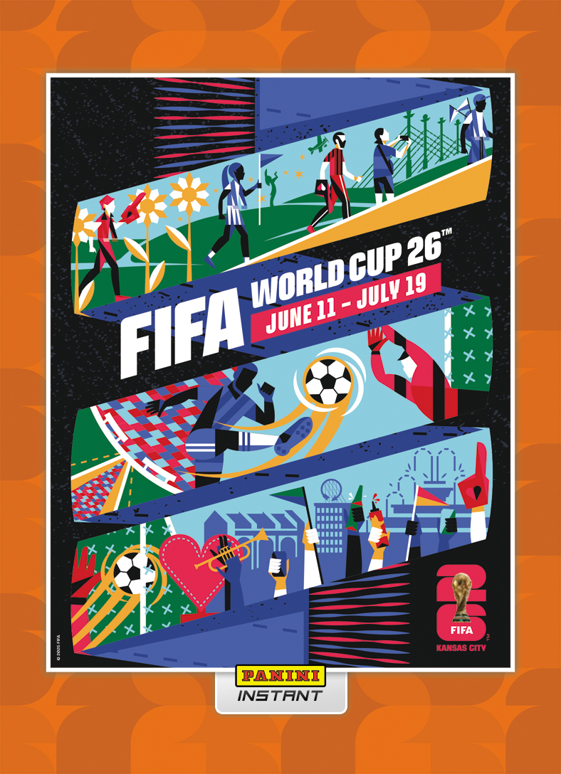 Kansas City - Panini Instant FIFA World Cup 2026™ Host City Poster Card - Orange /99