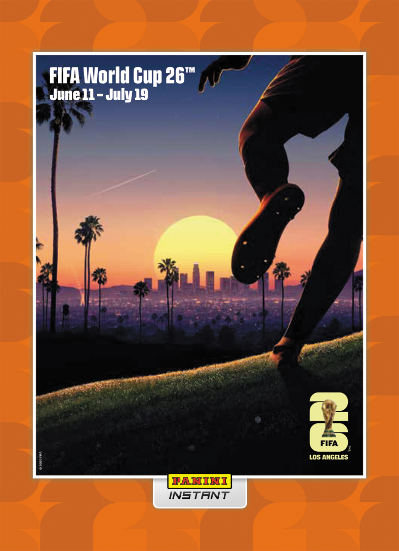 Los Angeles - Panini Instant FIFA World Cup 2026™ Host City Poster Card - Orange /99