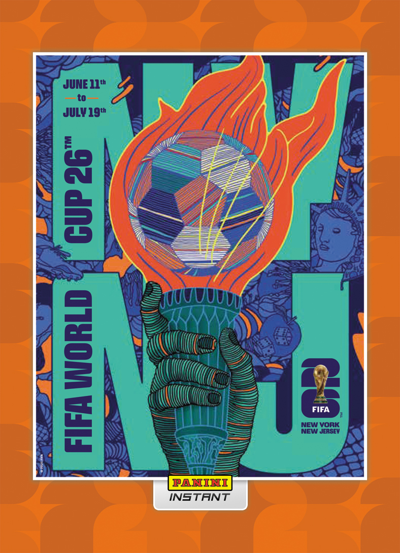 New York/New Jersey - Panini Instant FIFA World Cup 2026™ Host City Poster Card - Orange /99