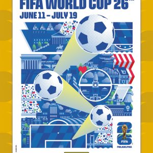 Philadelphia - Panini Instant FIFA World Cup 2026™ Host City Poster Card - Gold /10