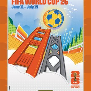 San Francisco/Bay Area - Panini Instant FIFA World Cup 2026™ Host City Poster Card - Orange /99