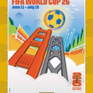 San Francisco/Bay Area - Panini Instant FIFA World Cup 2026™ Host City Poster Card - Gold /10