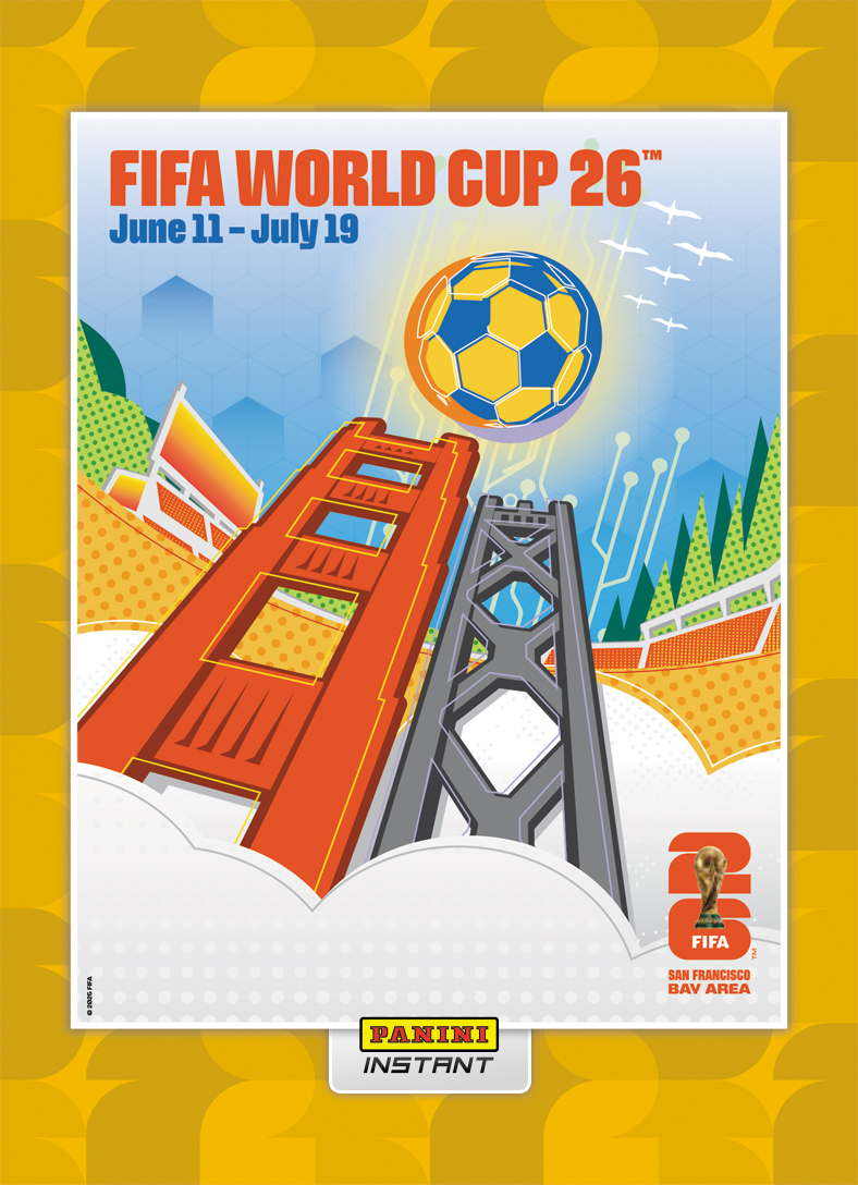 San Francisco/Bay Area - Panini Instant FIFA World Cup 2026™ Host City Poster Card - Gold /10