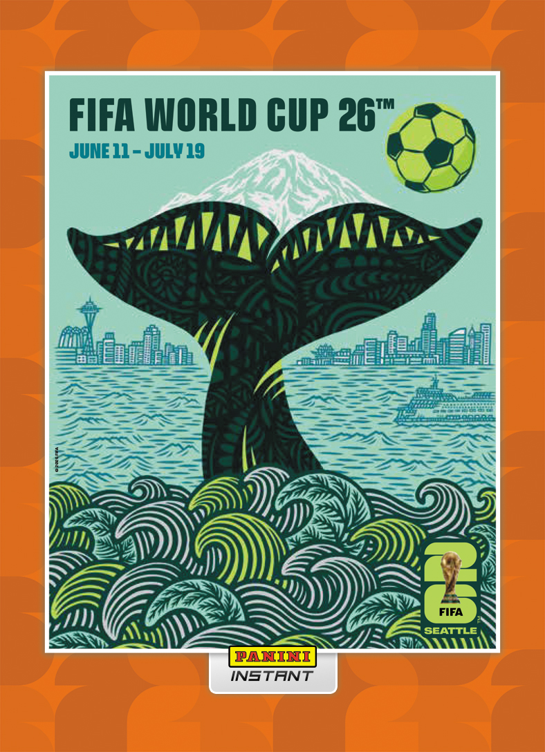 Seattle - Panini Instant FIFA World Cup 2026™ Host City Poster Card - Orange /99