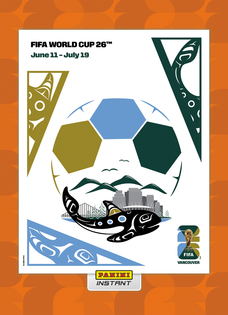 Vancouver - Panini Instant FIFA World Cup 2026™ Host City Poster Card - Orange /99