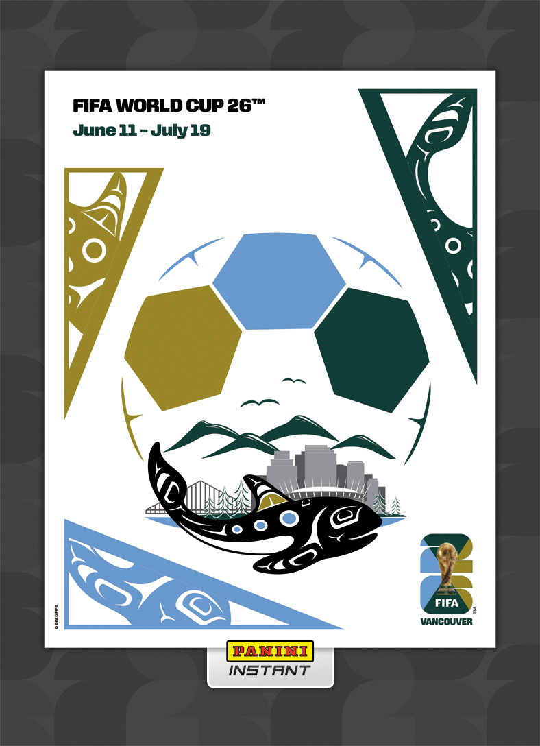 Vancouver - Panini Instant FIFA World Cup 2026™ Host City Poster Card - Black 1/1