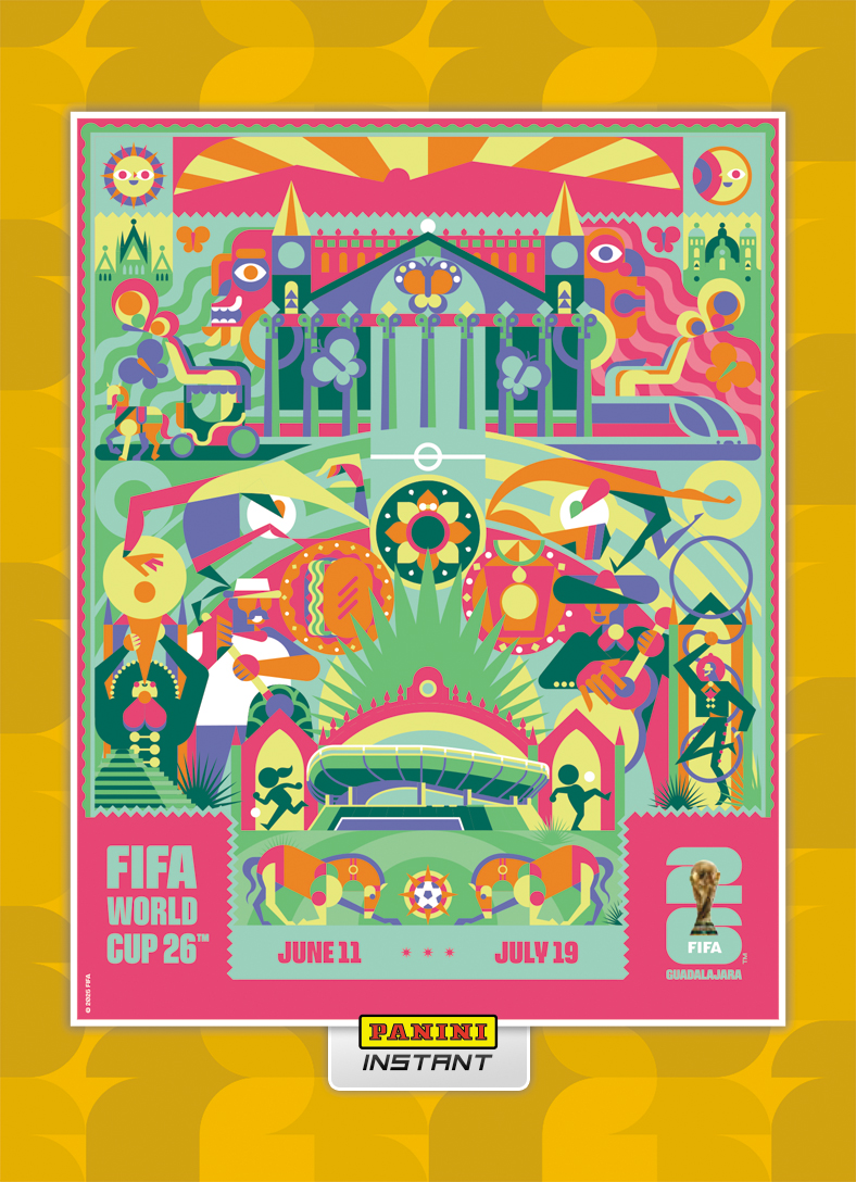 Guadalajara - Panini Instant FIFA World Cup 2026™ Host City Poster Card - Gold /10