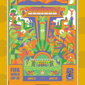Mexico City - Panini Instant FIFA World Cup 2026™ Host City Poster Card - Gold /10