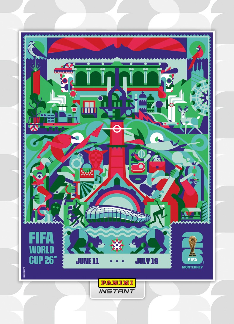 16-Card 2026 Panini Instant FIFA World Cup 2026™ Host City Poster Card - Base Set - Image 12
