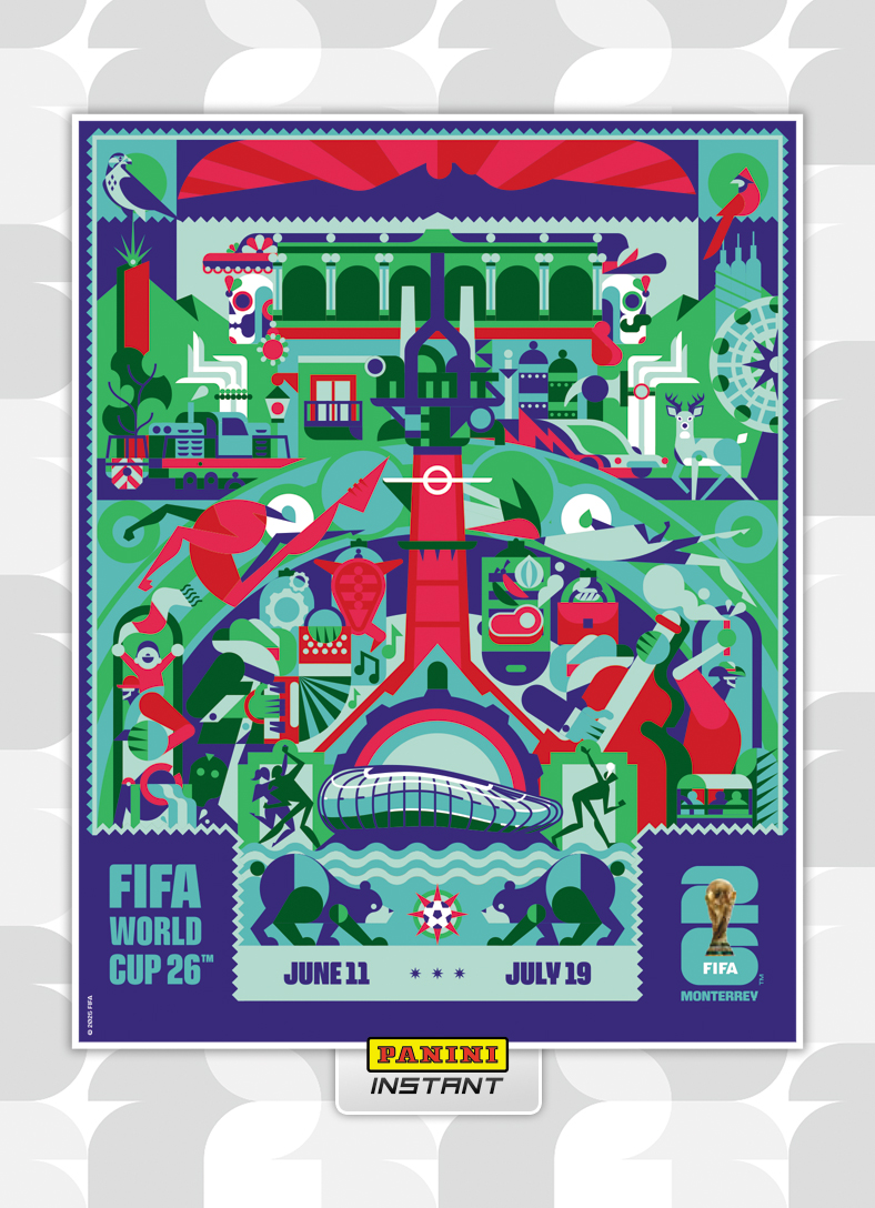 Monterrey - Panini Instant FIFA World Cup 2026™ Host City Poster Card - Base