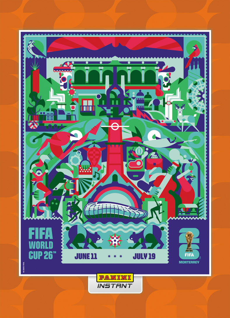Monterrey - Panini Instant FIFA World Cup 2026™ Host City Poster Card - Orange /99