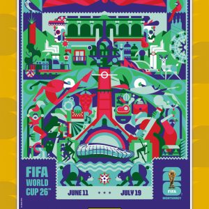 Monterrey - Panini Instant FIFA World Cup 2026™ Host City Poster Card - Gold /10