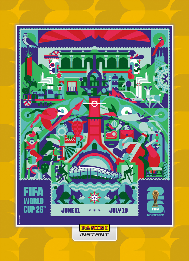 Monterrey - Panini Instant FIFA World Cup 2026™ Host City Poster Card - Gold /10